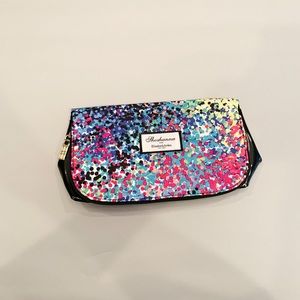 Shoshanna for Elizabeth Arden New York Cosmetic Travel Bag in Rainbow Dot Print